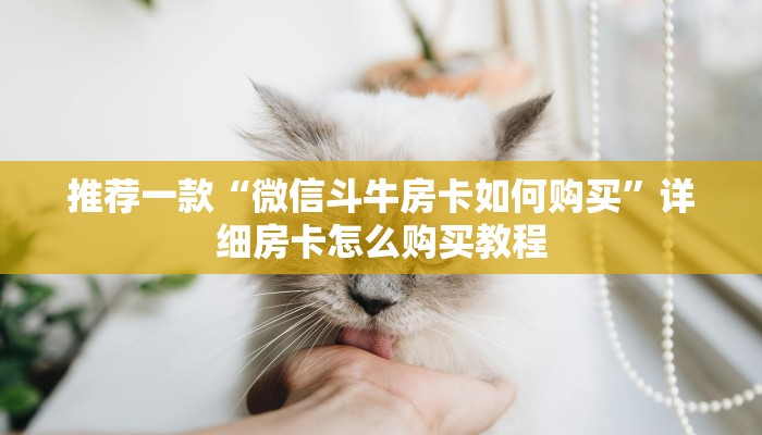 推荐一款“微信斗牛房卡如何购买”详细房卡怎么购买教程