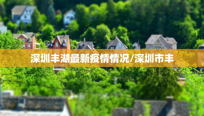 深圳丰湖最新疫情情况/深圳市丰