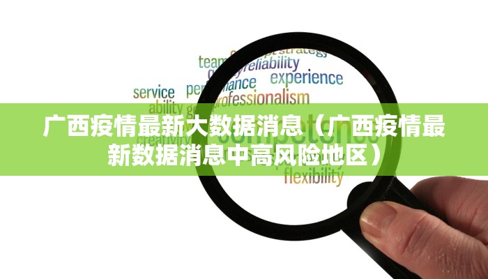 广西疫情最新大数据消息（广西疫情最新数据消息中高风险地区）