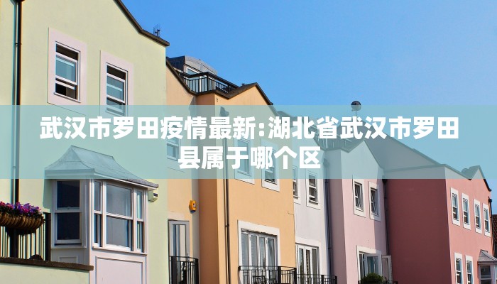 武汉市罗田疫情最新:湖北省武汉市罗田县属于哪个区