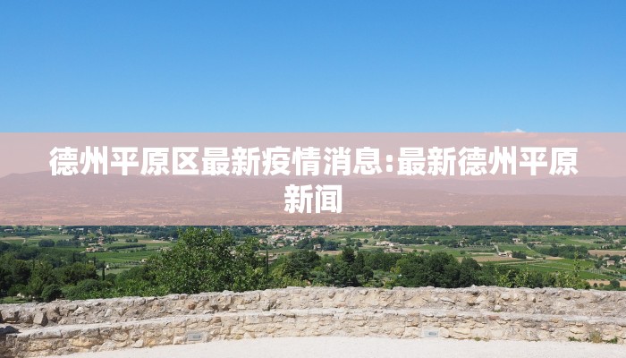 德州平原区最新疫情消息:最新德州平原新闻