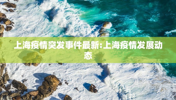 上海疫情突发事件最新:上海疫情发展动态