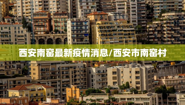 西安南窑最新疫情消息/西安市南窑村