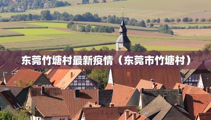 东莞竹塘村最新疫情（东莞市竹塘村）